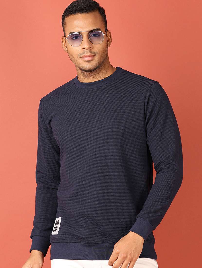 men long sleeves plain sweatshirt - 21535810 -  Standard Image - 1