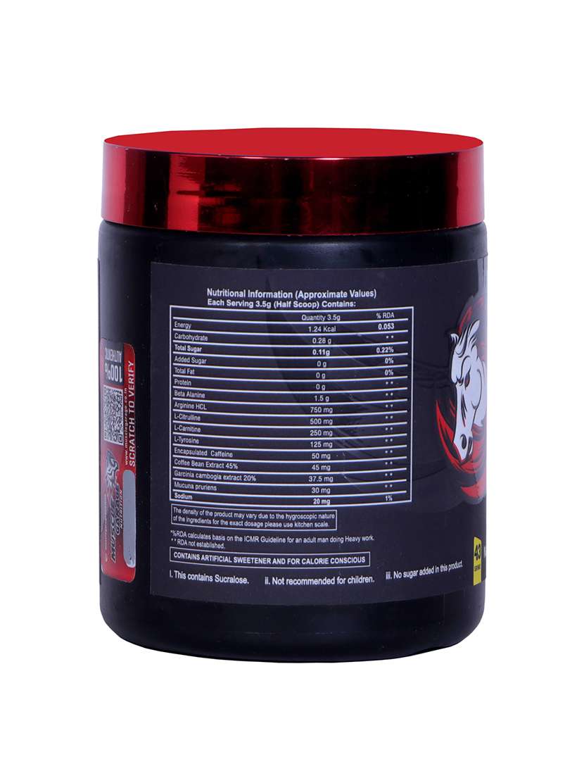 muscle garage race horse pre - workout - 21536279 -  Standard Image - 1