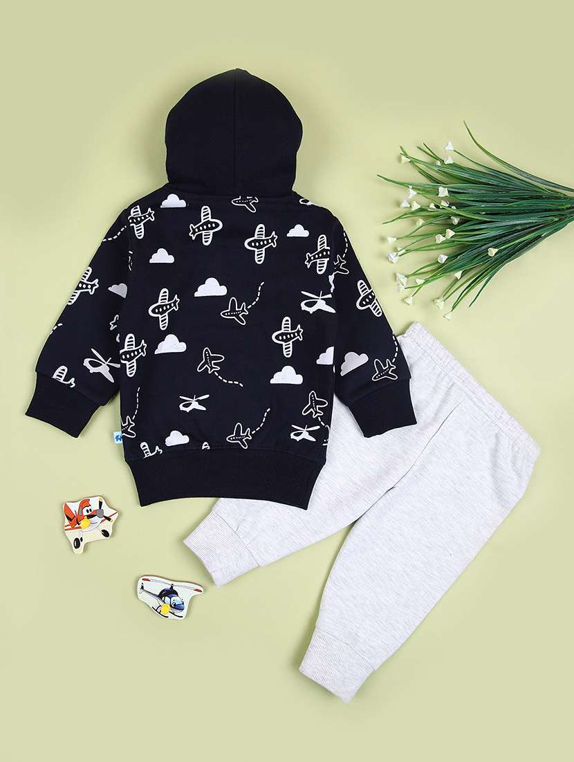 boys printed winterwear full length set - 21536351 -  Standard Image - 1