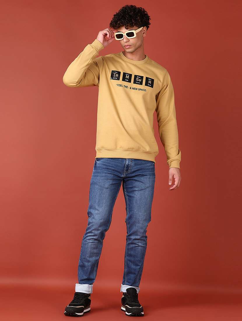 men washed mid rise denim jeans - 21536394 - Standard Image - 4