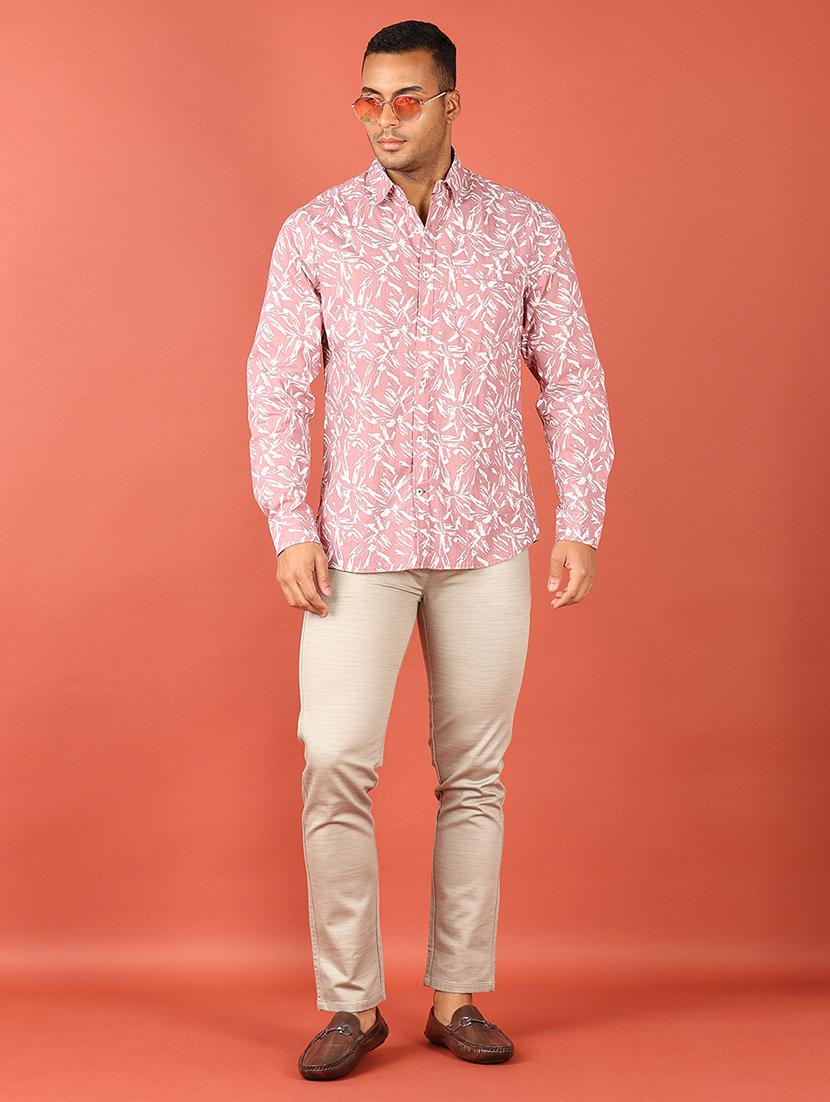 men mid rise solid chinos - 21536440 - Standard Image - 4