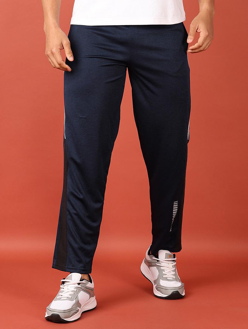 men mid rise placement print ankle length track pant - 21536453 -  Standard Image - 1