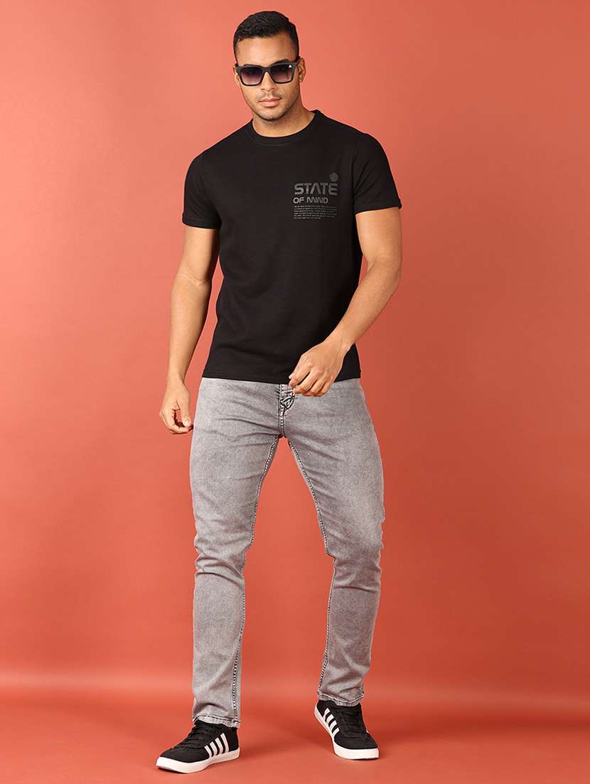 men mid rise plain jeans - 21536467 -  Standard Image - 4