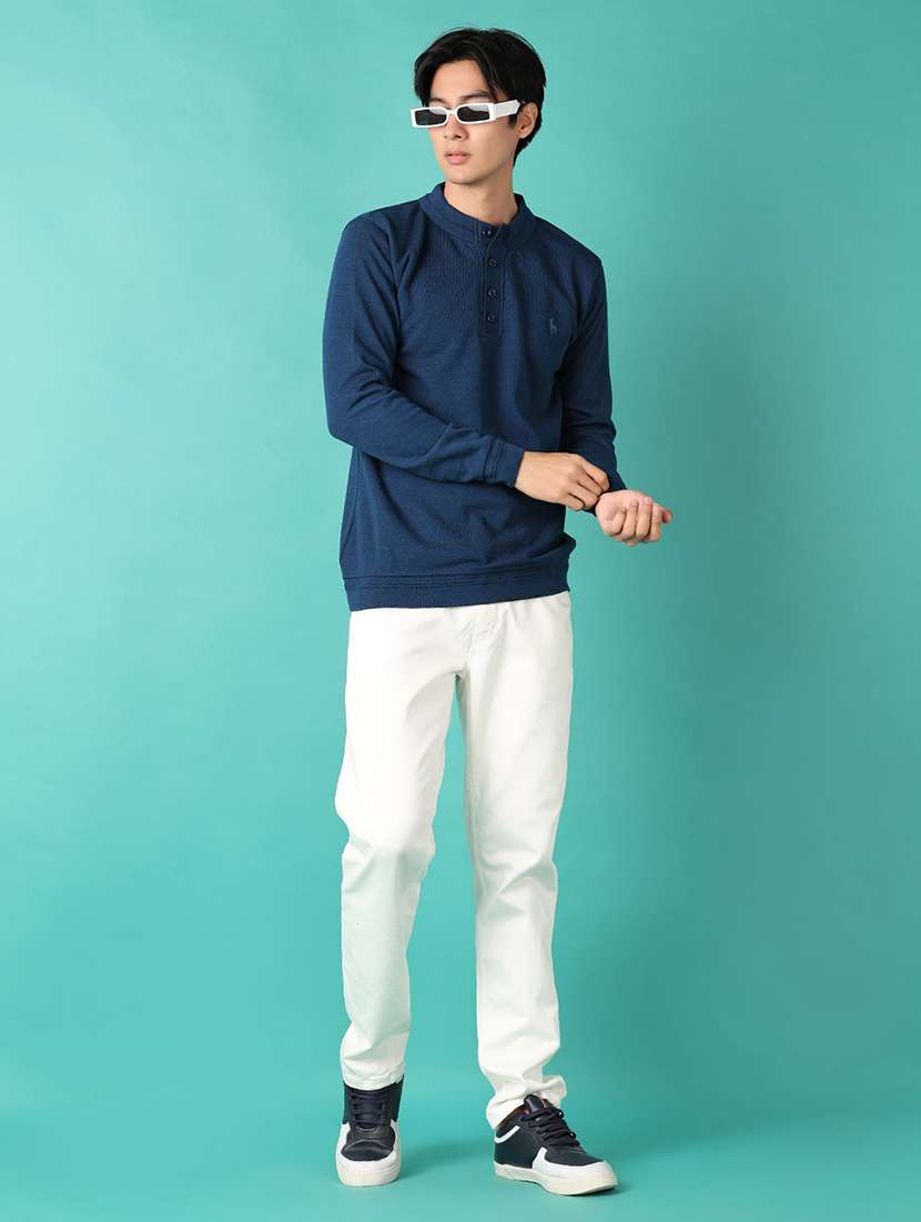 men long sleeves solid pullover - 21536581 -  Standard Image - 4