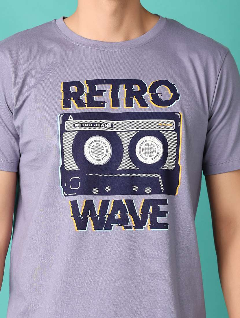 men front print short sleeve t-shirt - 21536665 -  Standard Image - 4