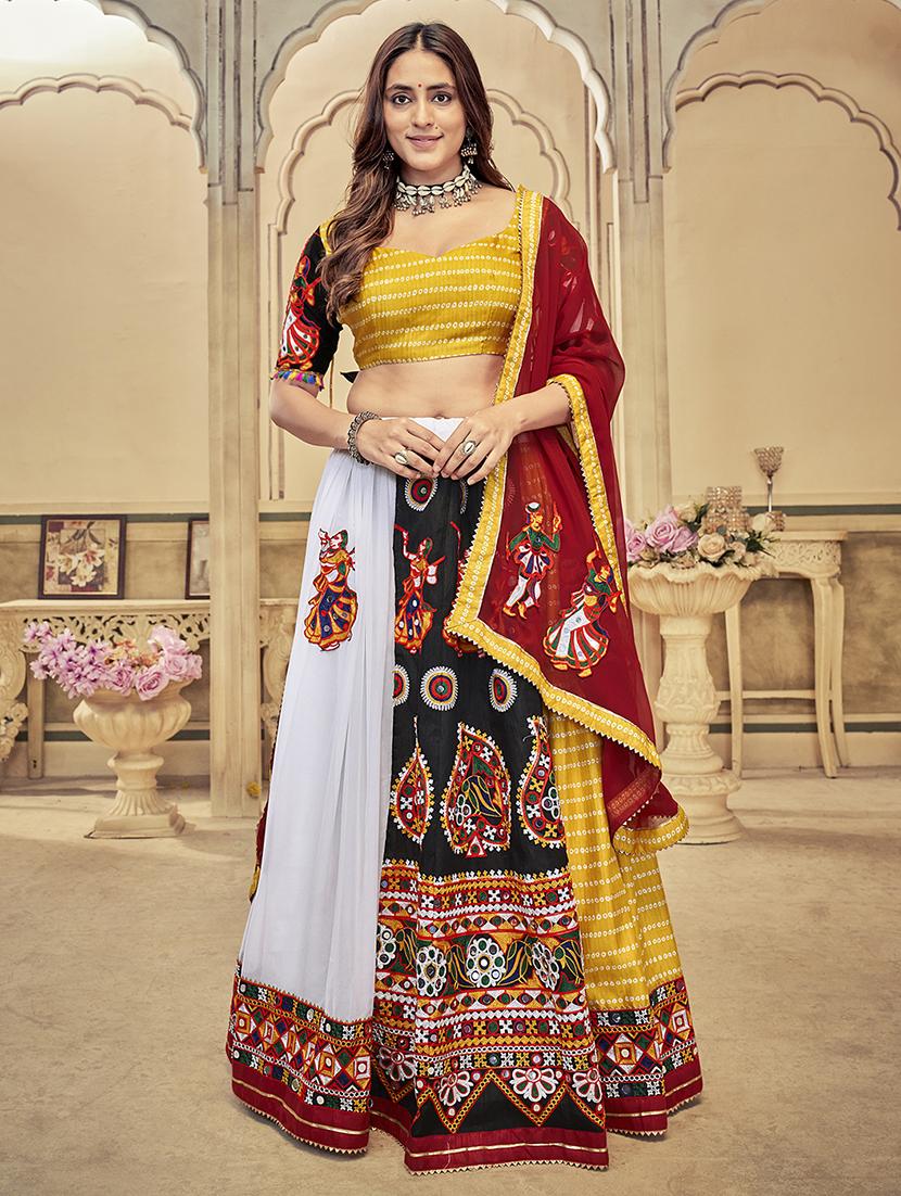 women white flared lehenga - 21536713 - Standard Image - 1