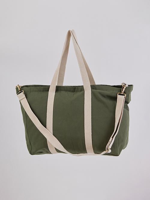 green solid cotton handbag - 21536764 -  Standard Image - 0