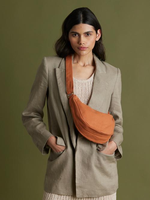 brown regular sling bag - 21536780 -  Standard Image - 0