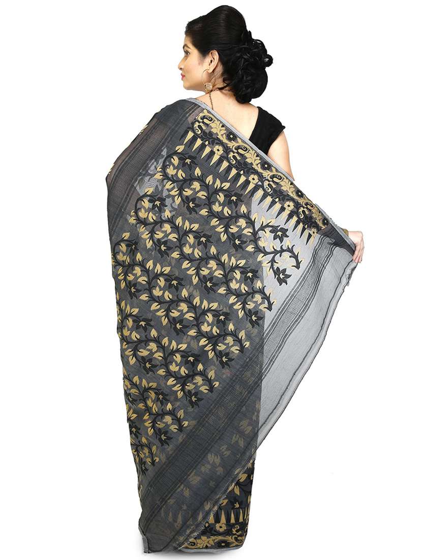women self design jamdani saree - 21536818 -  Standard Image - 1