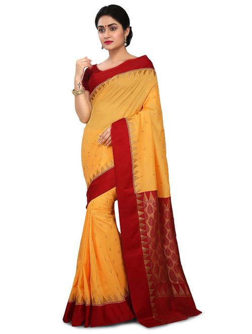women self design southern silk saree - 21536840 - Standard Image - 0