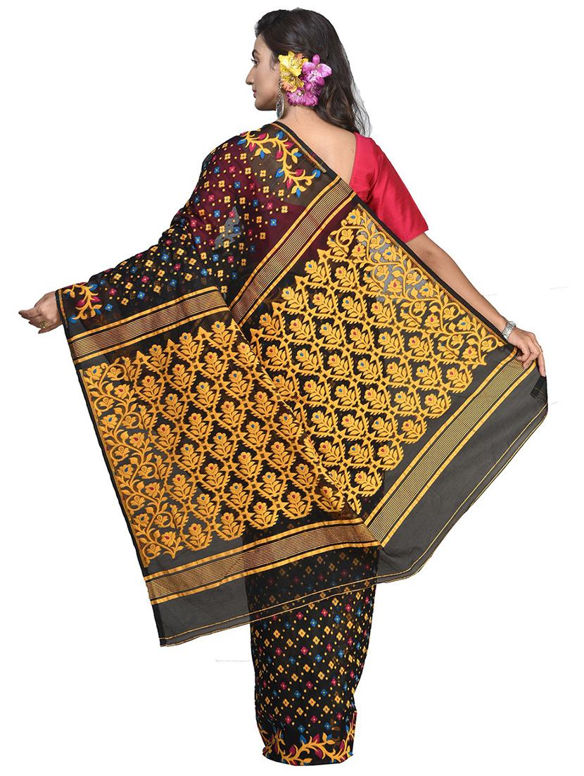 women self design jamdani saree - 21536873 -  Standard Image - 1