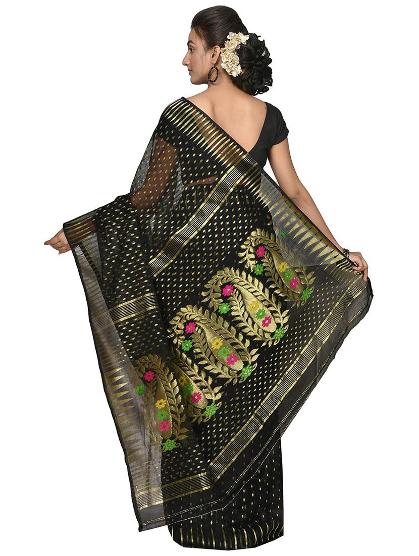 women self design jamdani saree - 21536906 - Standard Image - 1