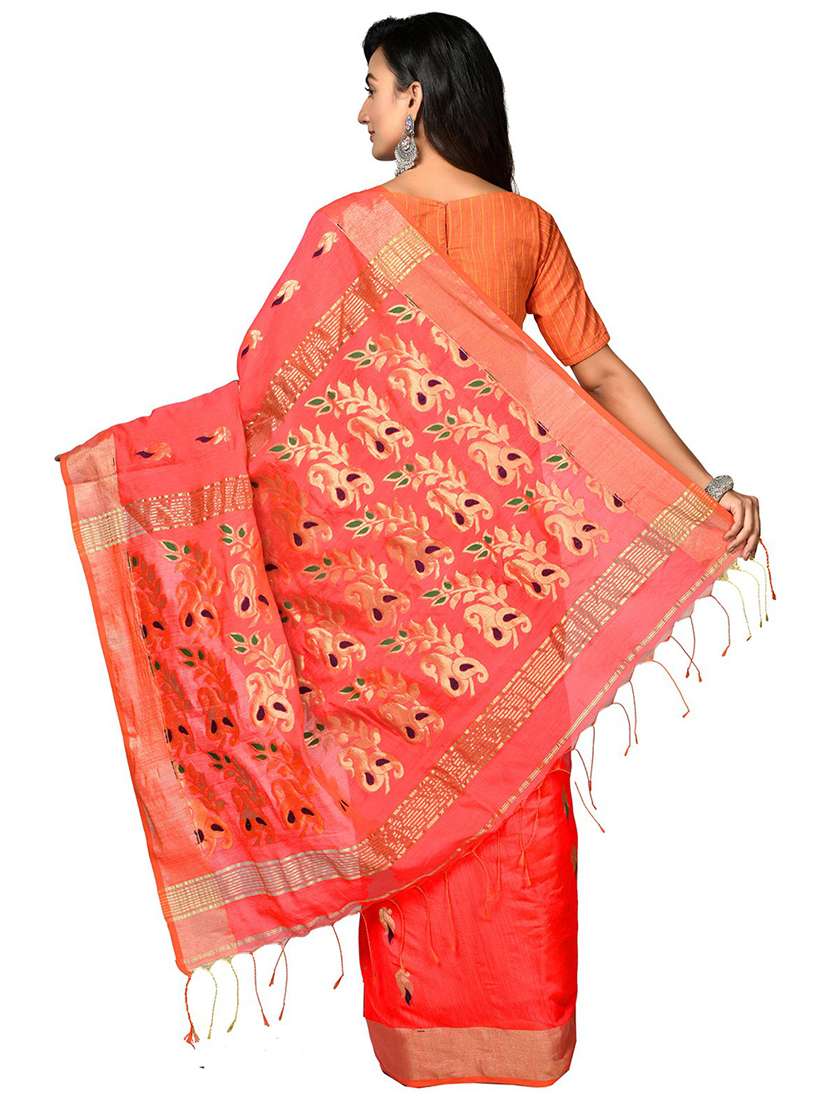 women self design chanderi saree - 21536925 -  Standard Image - 1