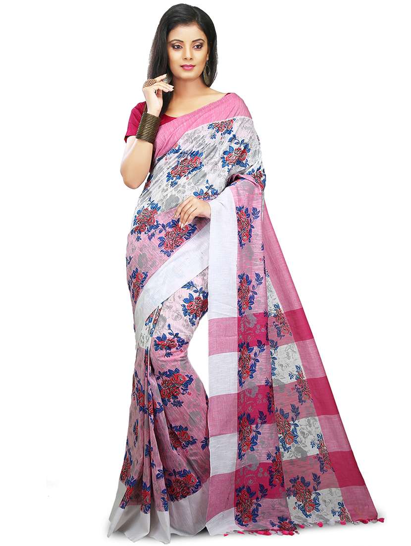 women floral printed saree - 21536946 - Zoom Image - 0