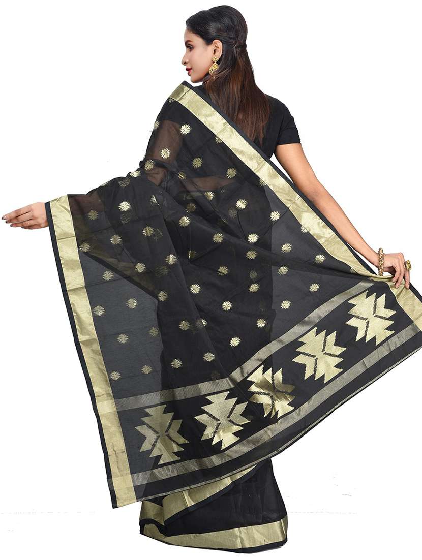 women self design chanderi saree - 21536974 -  Standard Image - 1