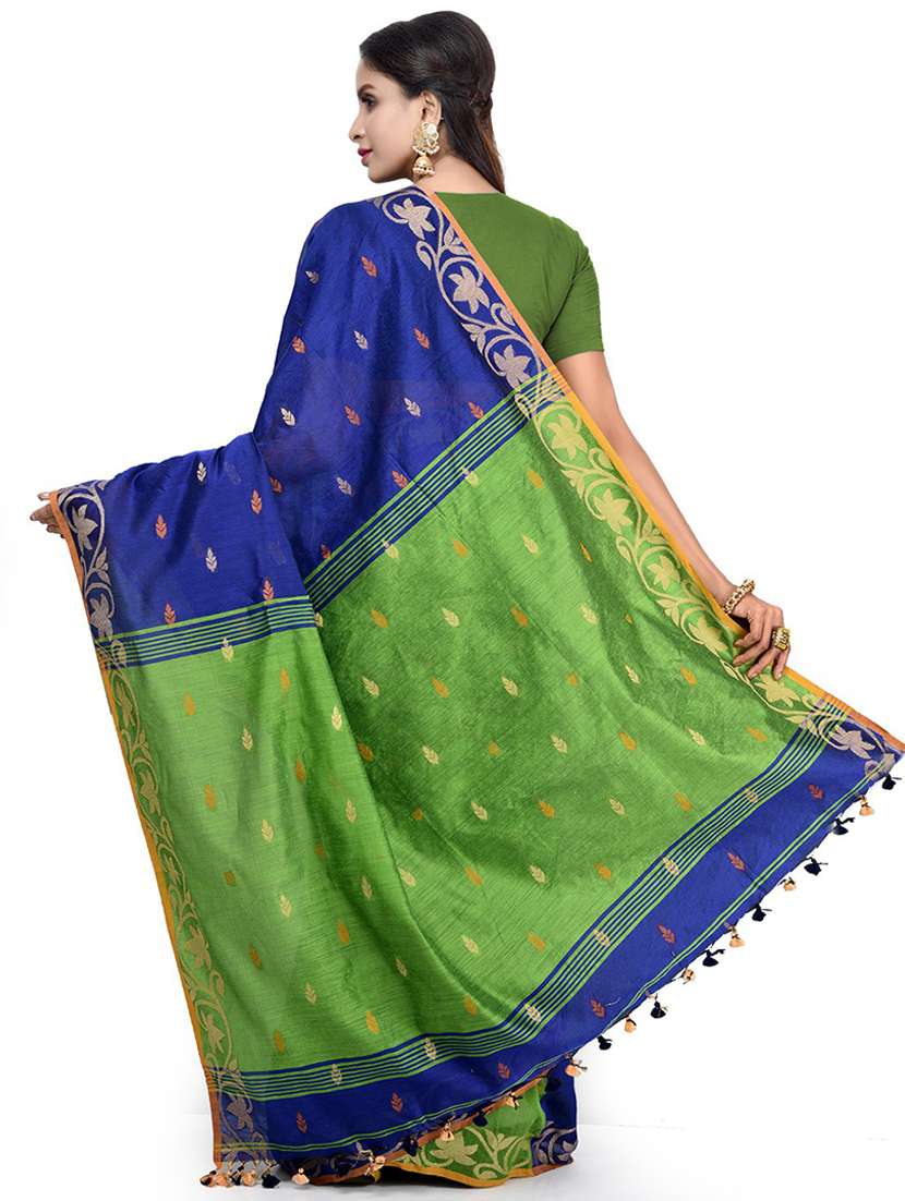women self design handloom saree - 21536980 -  Standard Image - 1