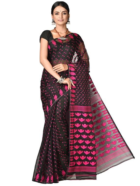 women self design jamdani saree - 21537003 - Zoom Image - 0