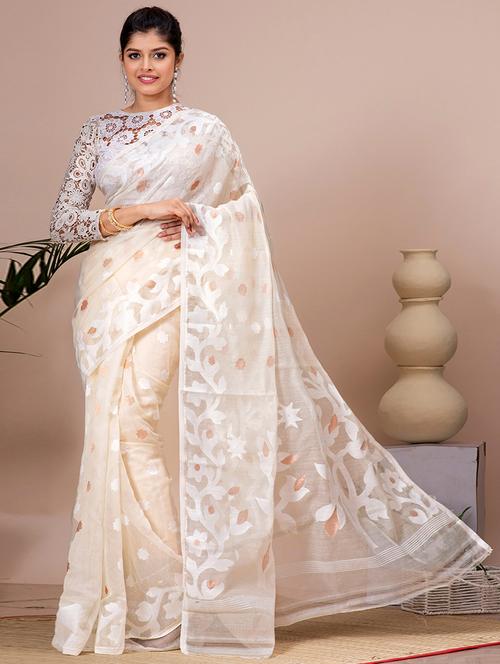 women self design jamdani saree - 21537009 - Standard Image - 0