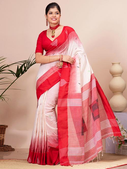 women self design handloom saree - 21537018 - Standard Image - 0