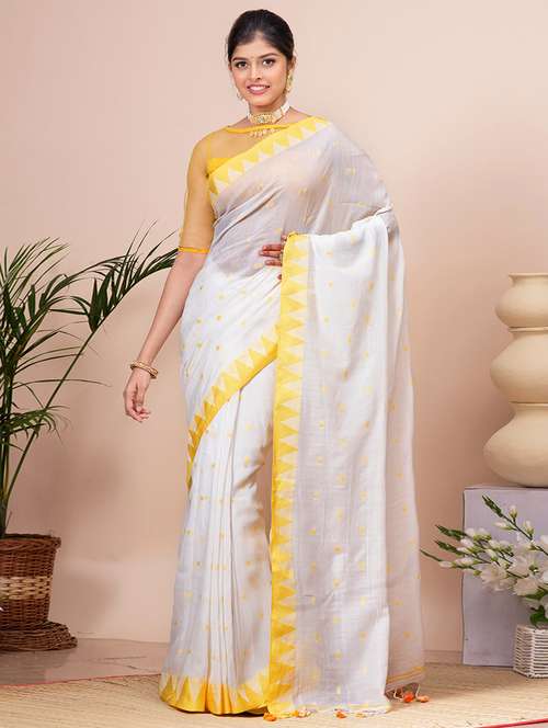 women self design handloom saree - 21537025 -  Standard Image - 0