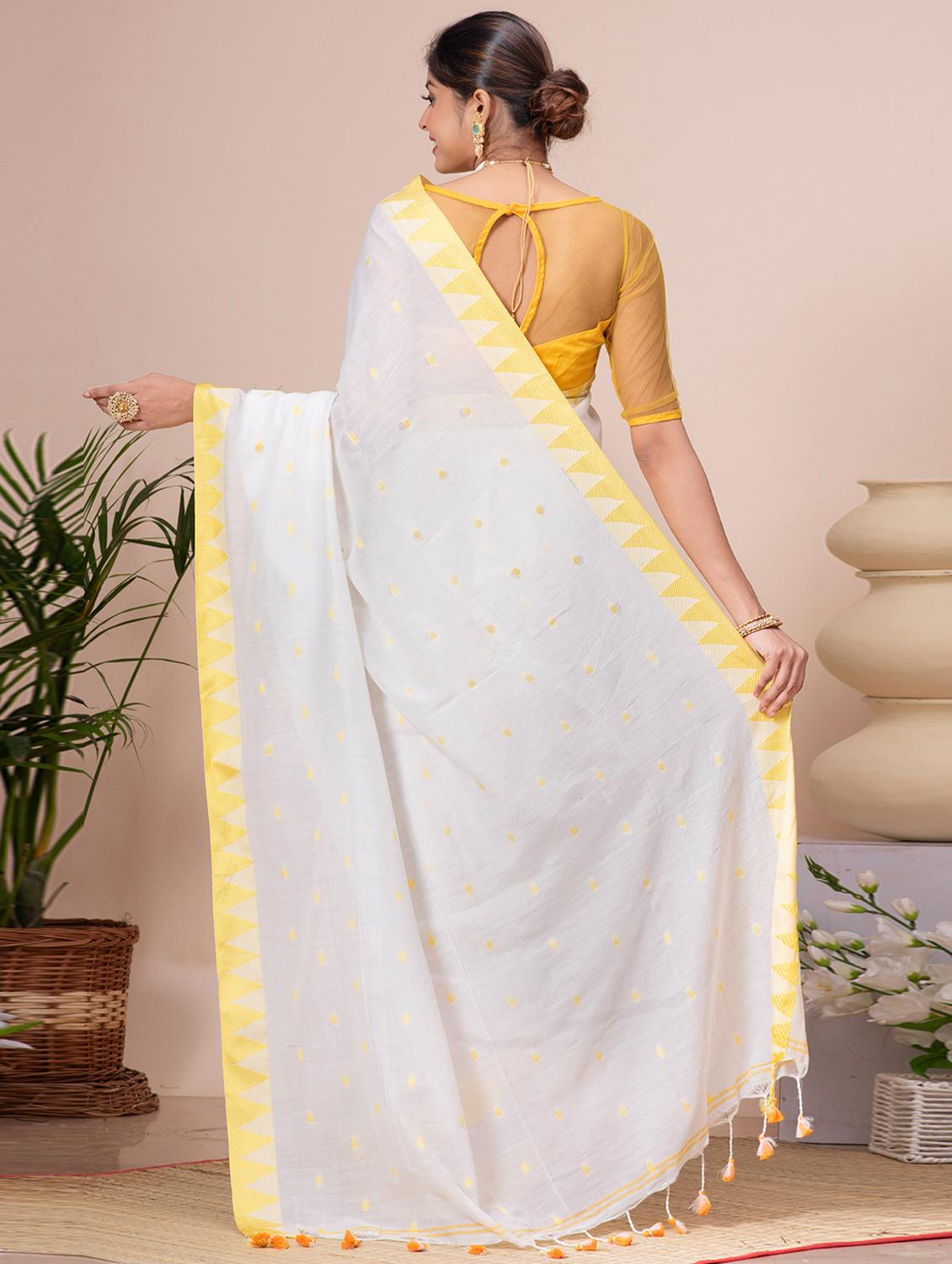 women self design handloom saree - 21537025 -  Standard Image - 1