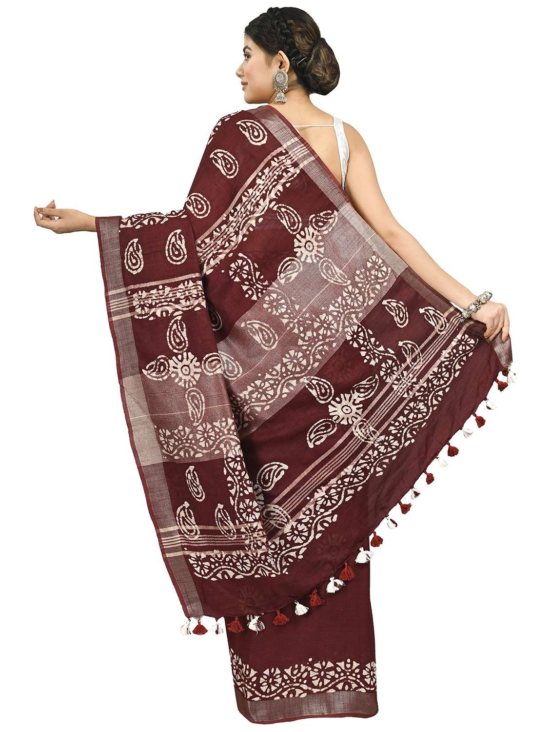 women printed saree - 21537060 - Standard Image - 1