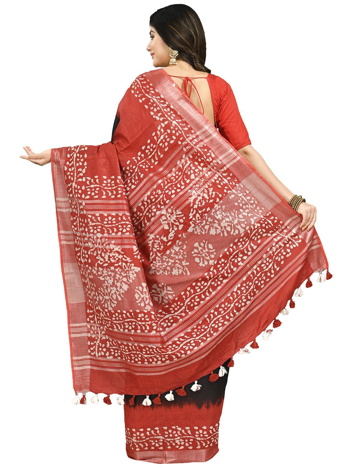 women printed saree - 21537068 - Standard Image - 1
