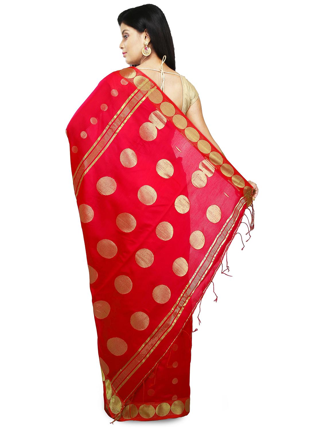 women self design handloom saree - 21537077 - Standard Image - 1