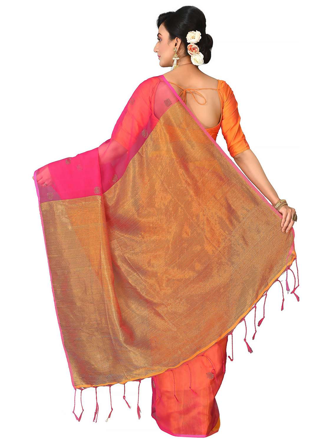 women self design handloom saree - 21537109 -  Standard Image - 1