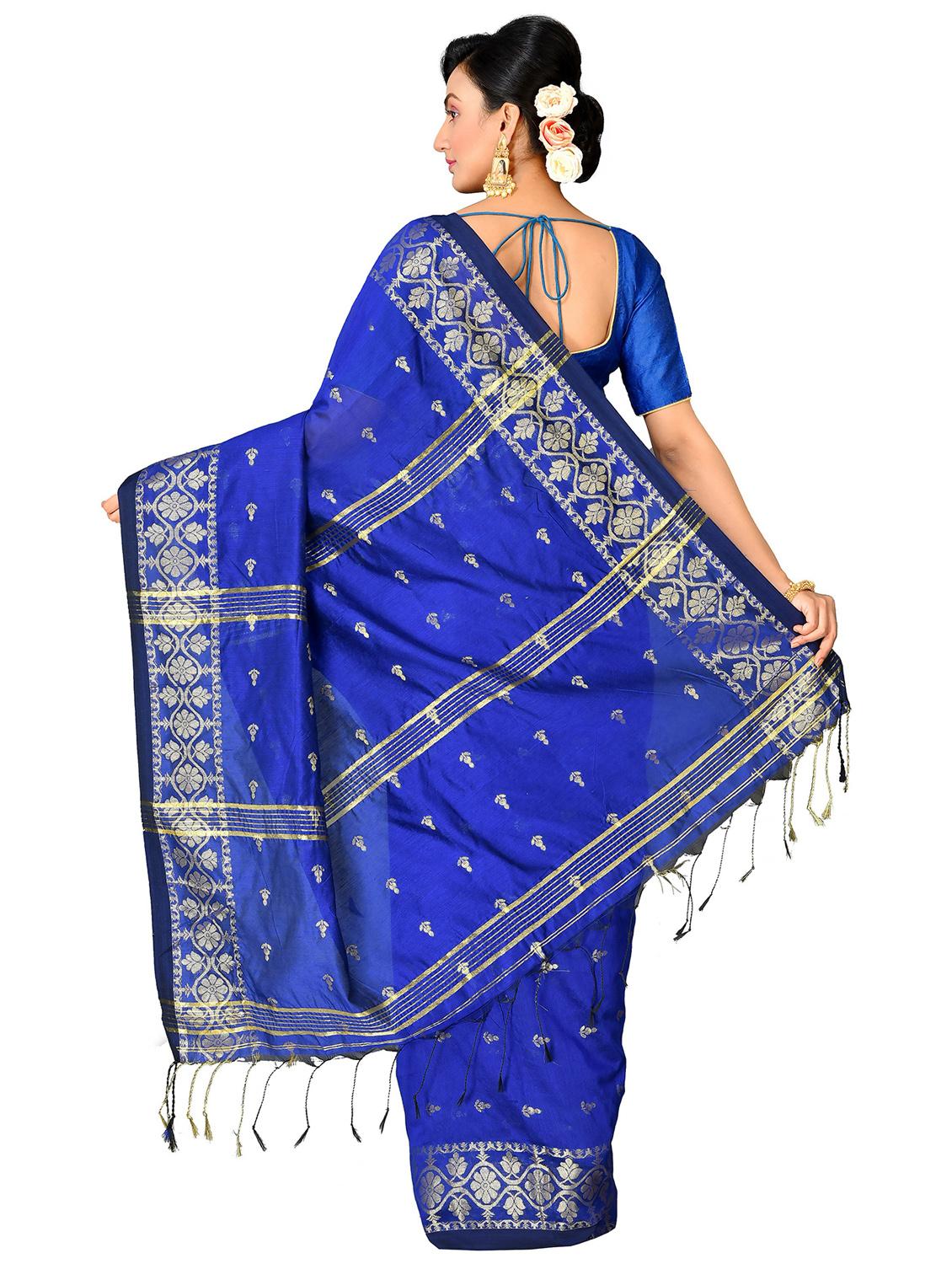 women self design chanderi saree - 21537119 - Standard Image - 1