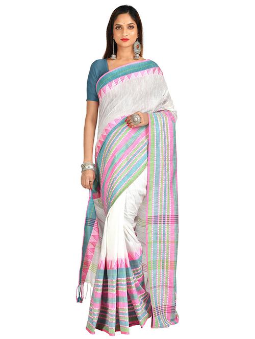 women self design handloom saree - 21537125 -  Standard Image - 0