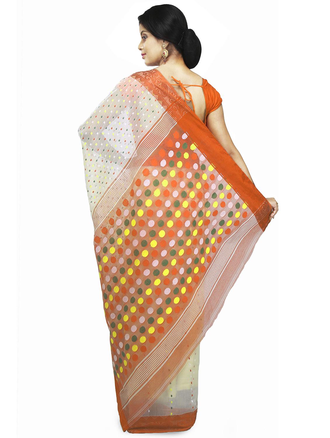 women self design jamdani saree - 21537128 - Standard Image - 1