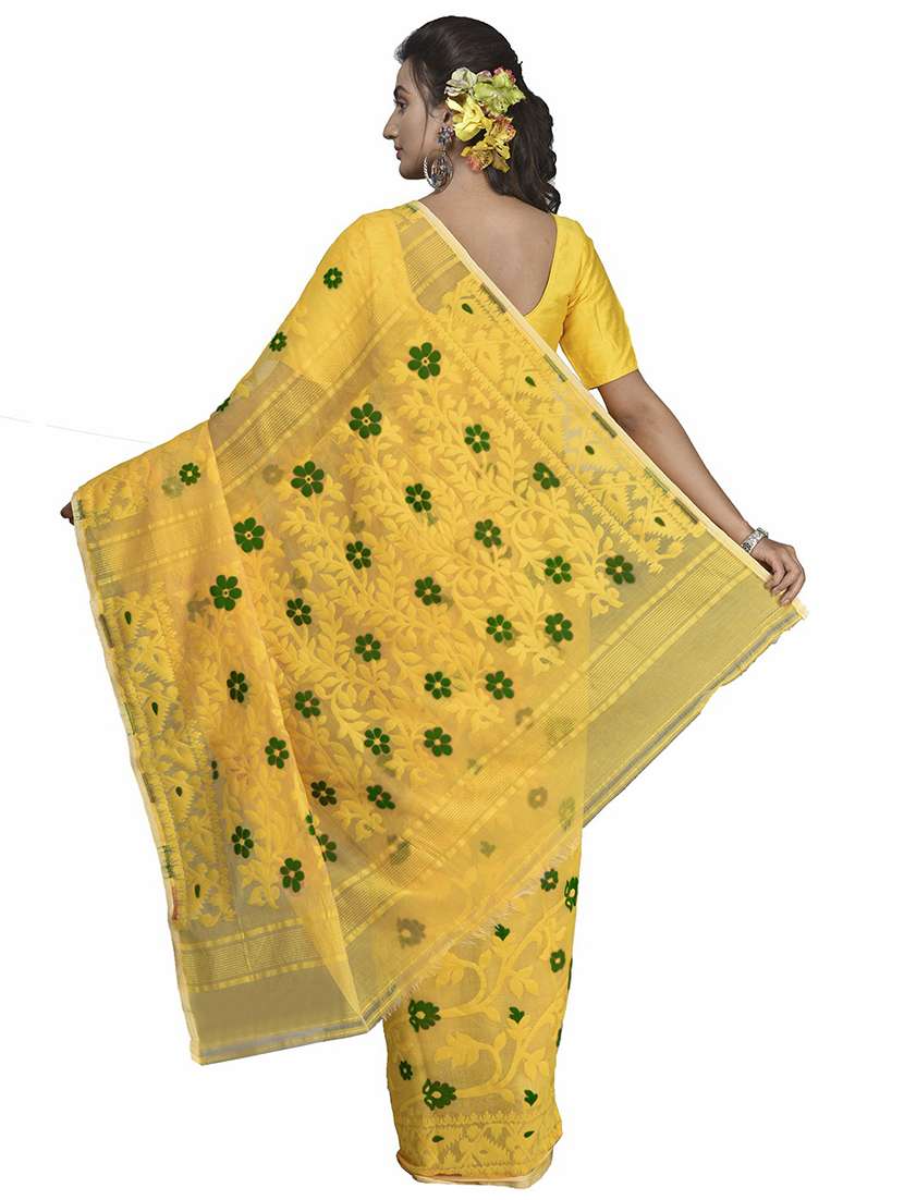 women self design jamdani saree - 21537131 -  Standard Image - 1