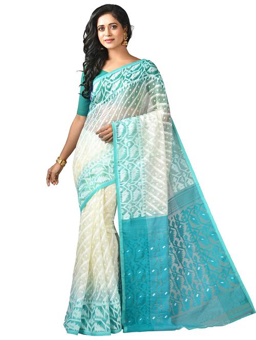 women self design jamdani saree - 21537148 - Standard Image - 0