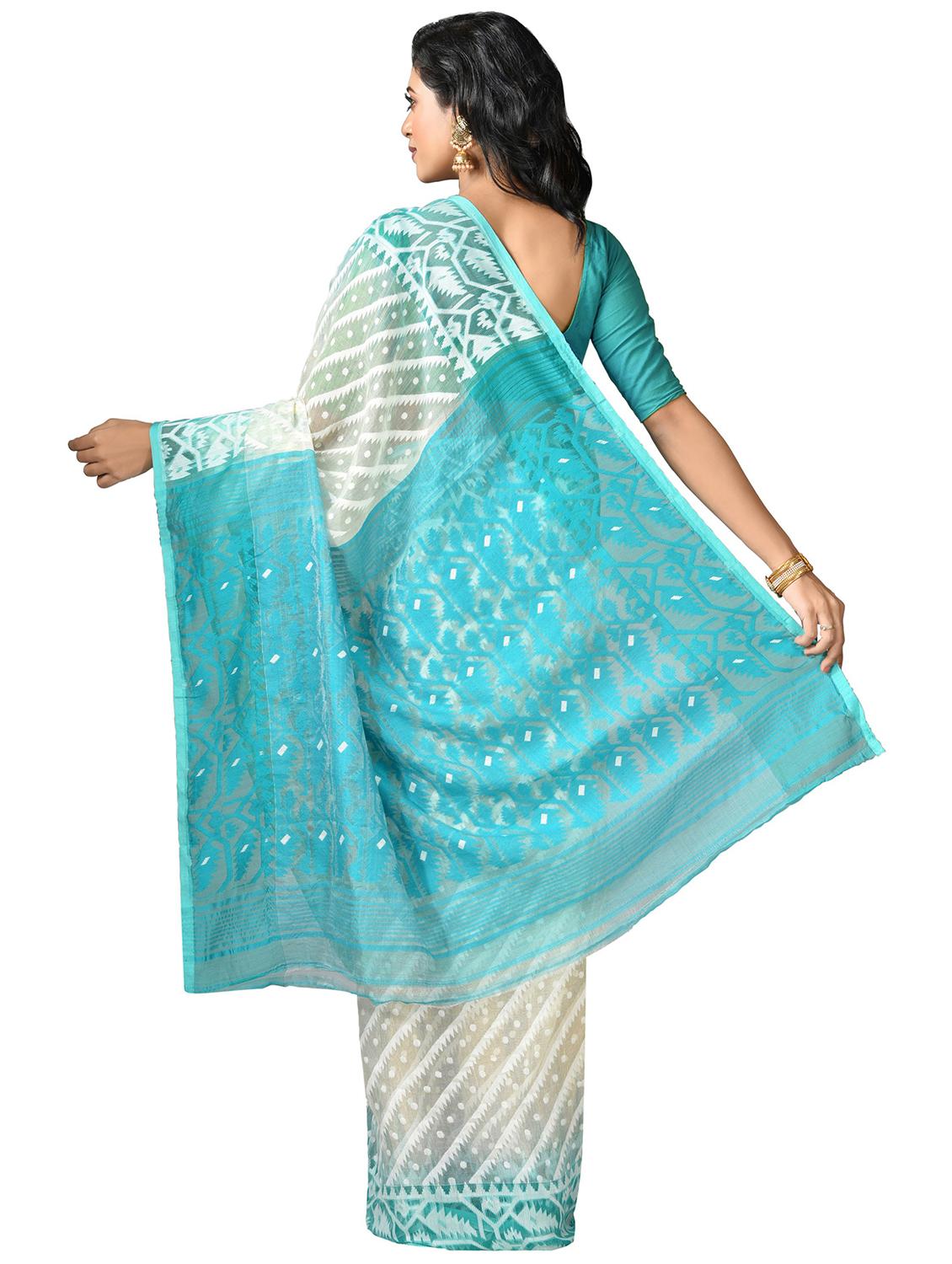 women self design jamdani saree - 21537148 - Standard Image - 1