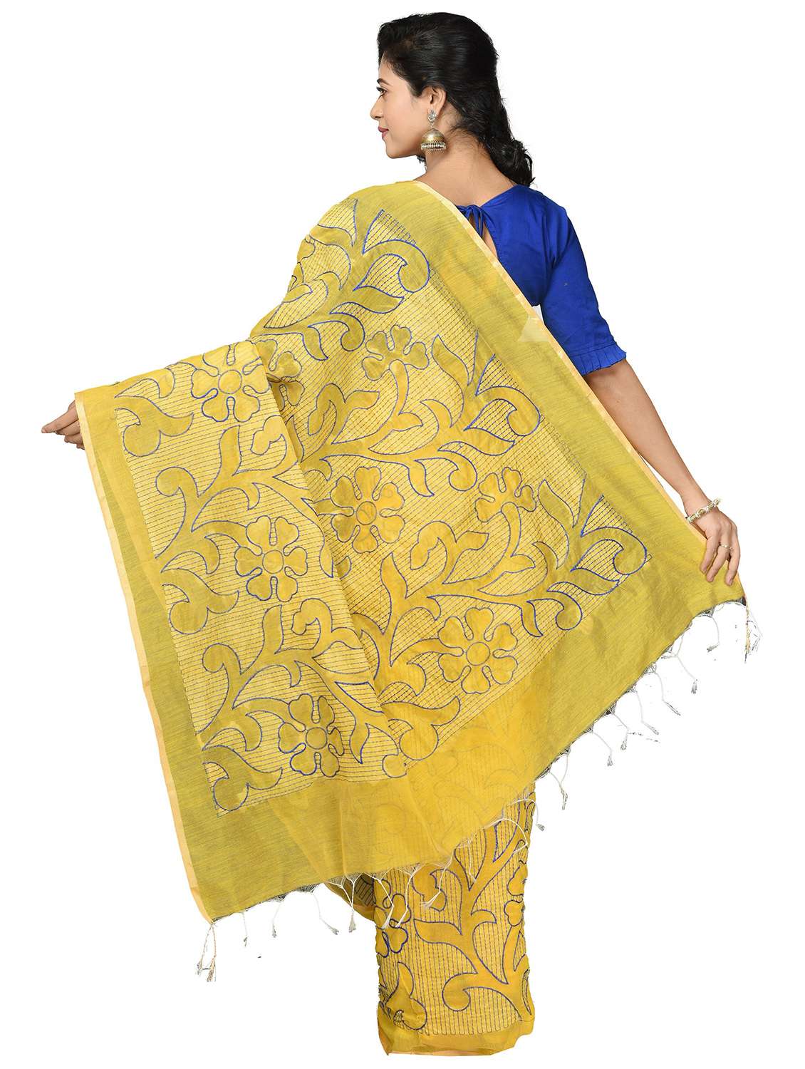 women self design handloom saree - 21537168 -  Standard Image - 1