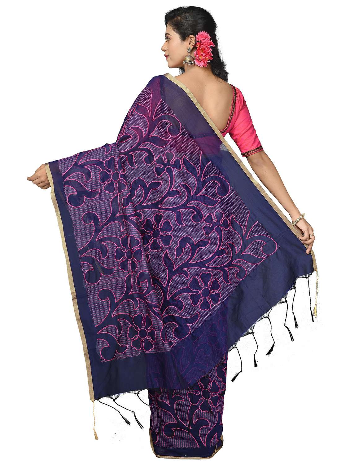 women self design handloom saree - 21537178 - Standard Image - 1