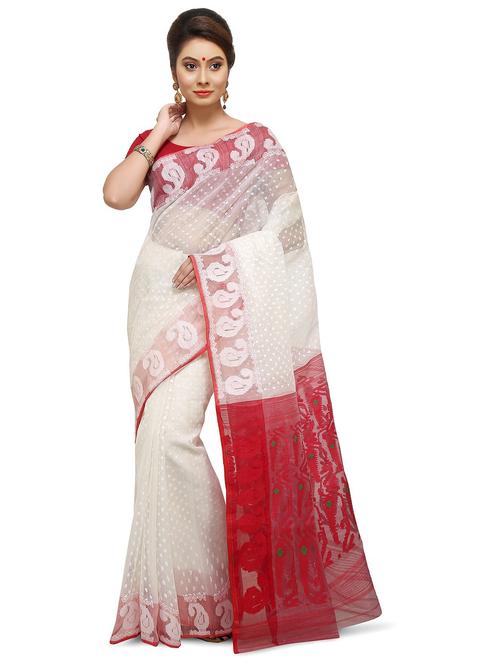 women self design jamdani saree - 21537233 - Standard Image - 0