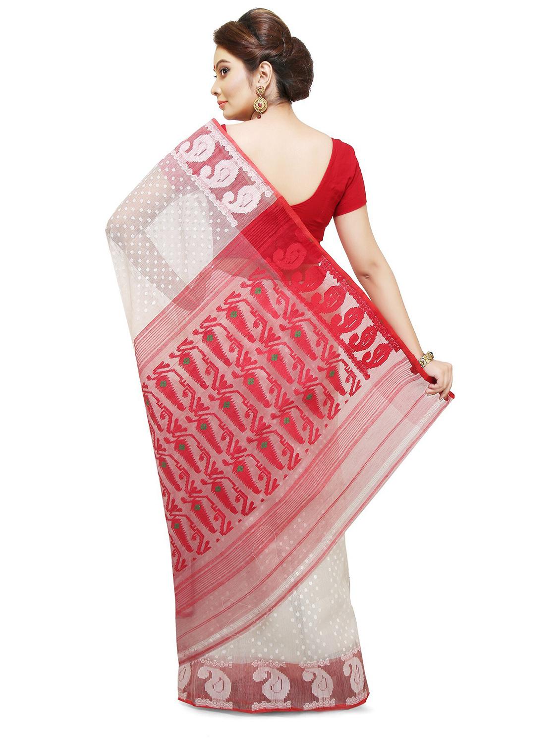 women self design jamdani saree - 21537233 - Standard Image - 1