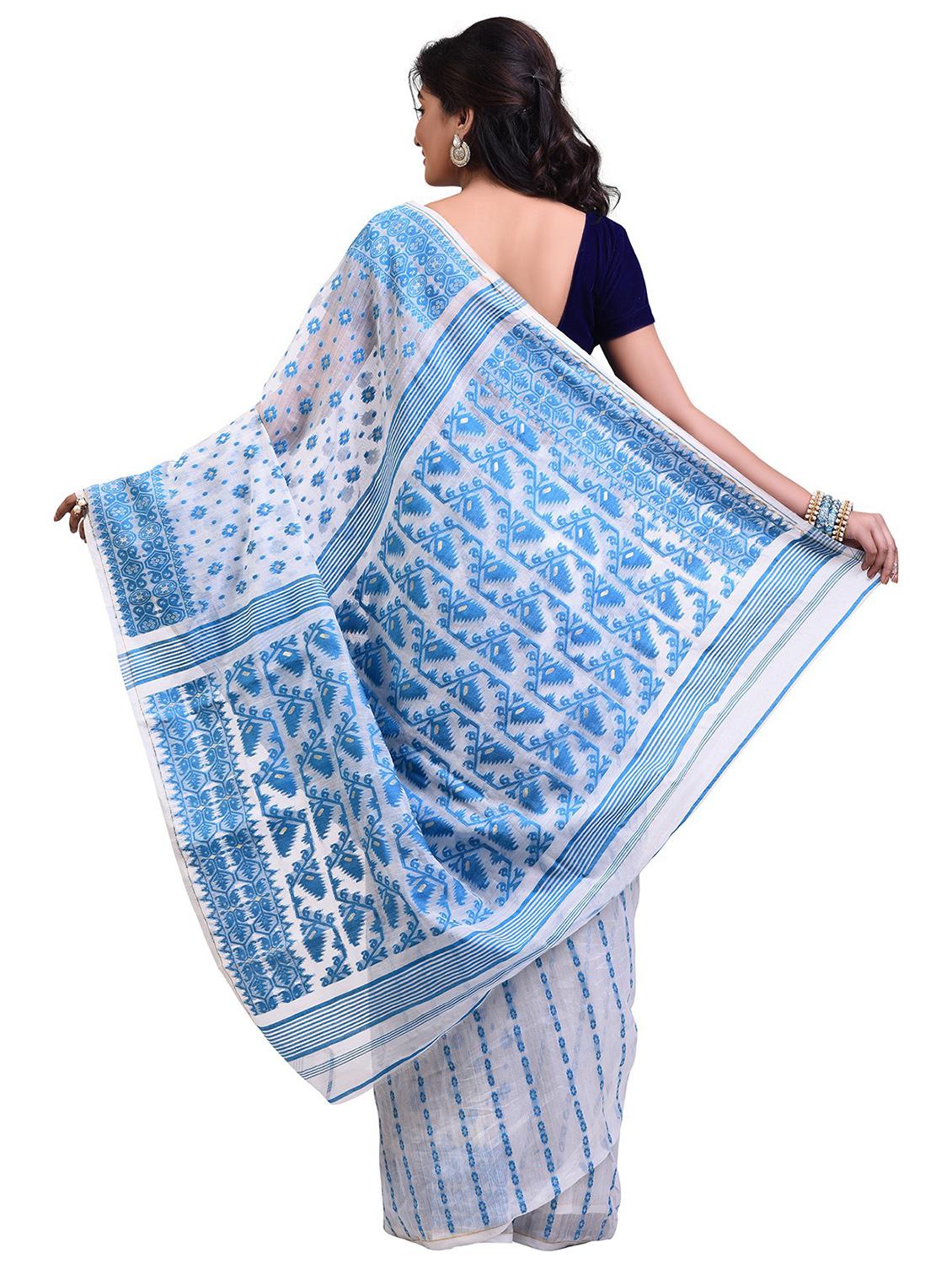 women self design jamdani saree - 21537267 - Standard Image - 1