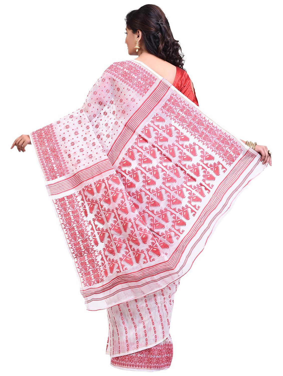 women self design jamdani saree - 21537273 -  Standard Image - 1