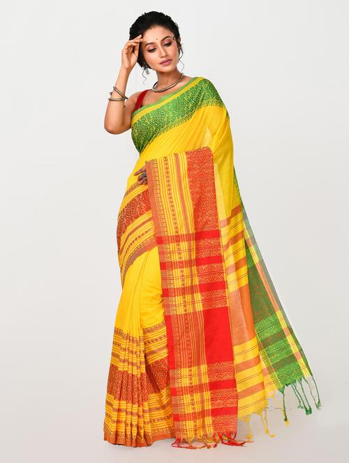 women self design handloom saree - 21537323 - Standard Image - 0