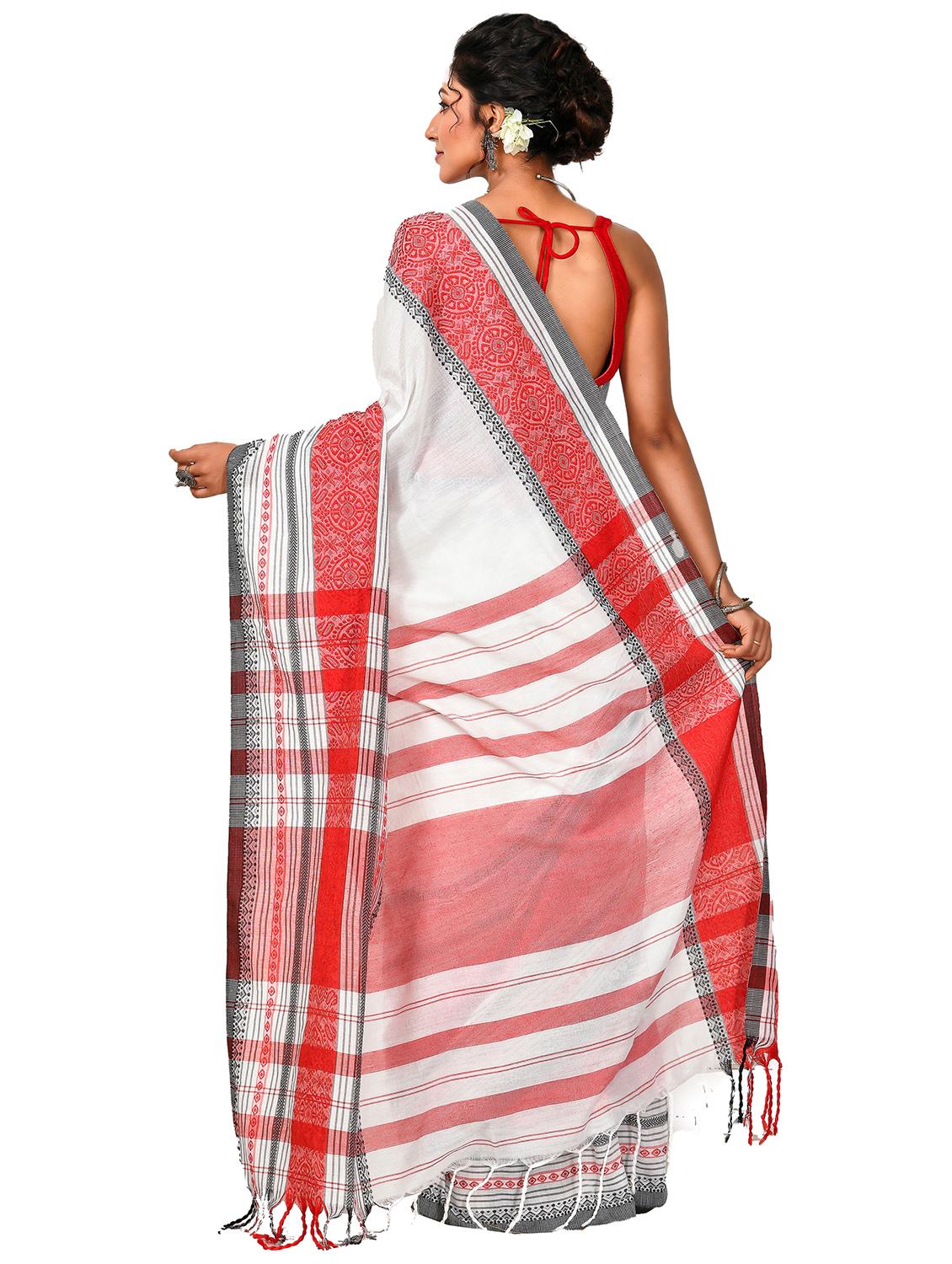 women self design handloom saree - 21537338 -  Standard Image - 1