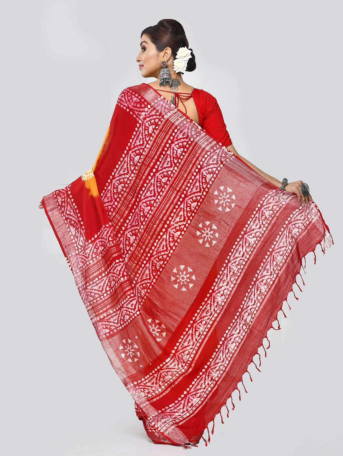 women printed saree - 21537355 -  Standard Image - 1