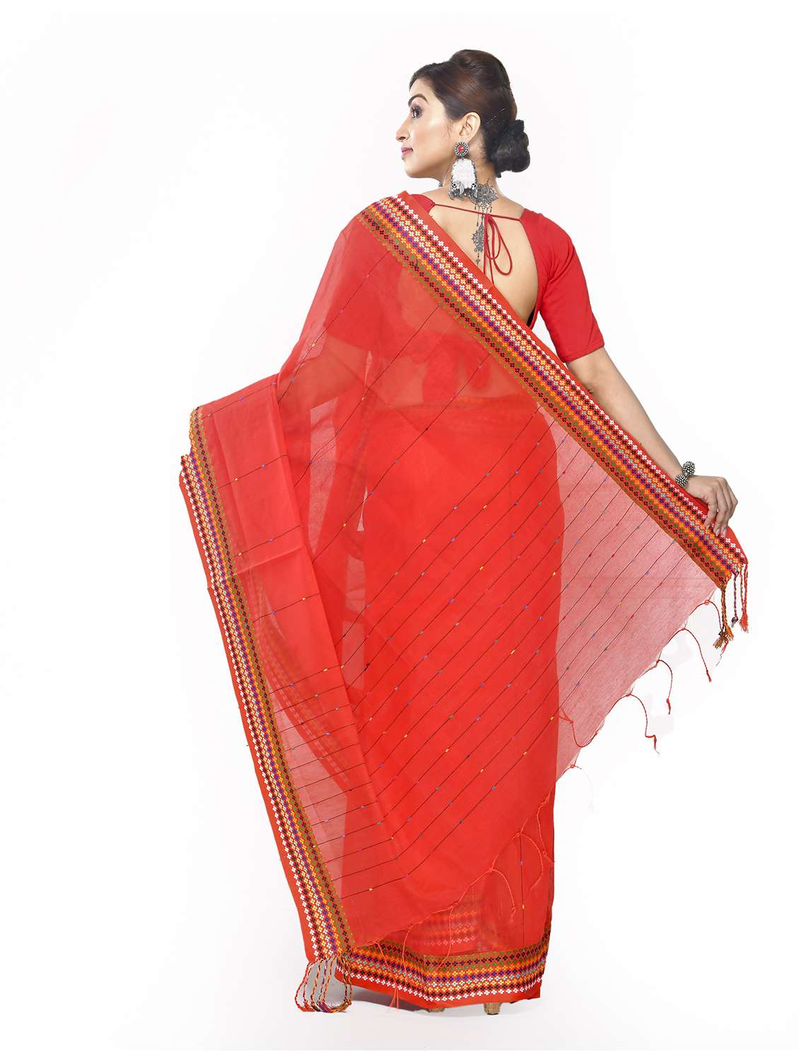 women self design handloom saree - 21537367 -  Standard Image - 1