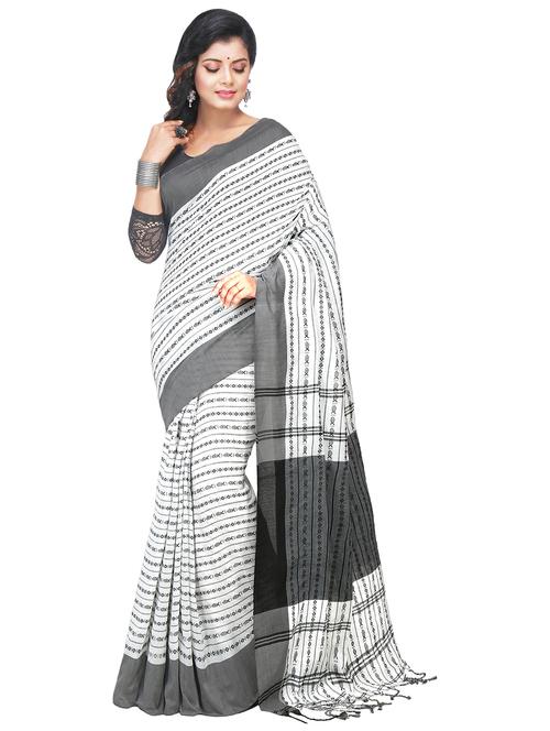women self design handloom saree - 21537384 -  Standard Image - 0
