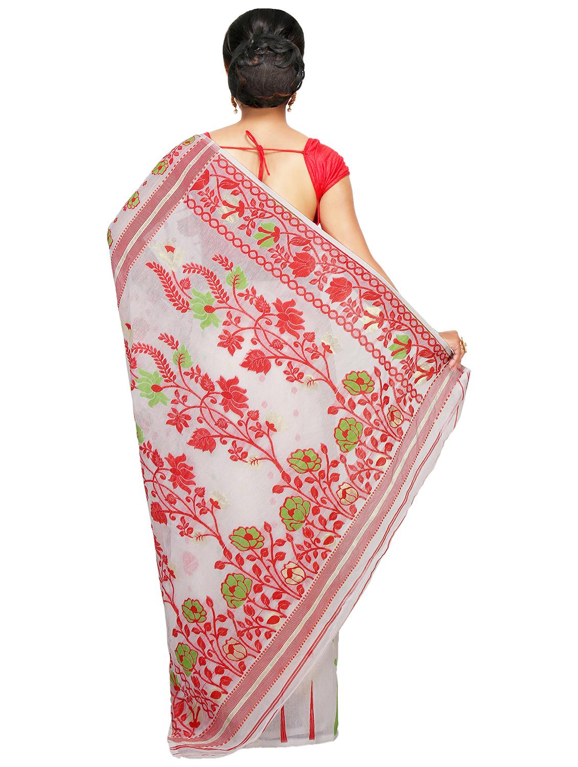women self design jamdani saree - 21537387 - Standard Image - 1