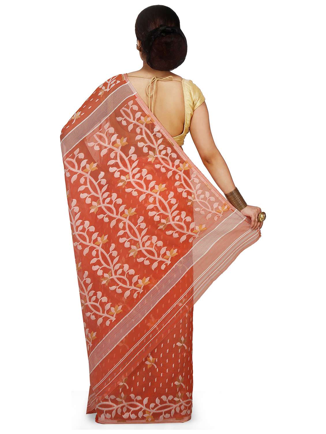 women self design jamdani saree - 21537428 -  Standard Image - 1