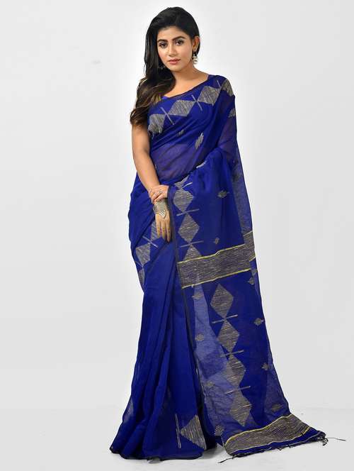 women self design handloom saree - 21537447 - Standard Image - 0