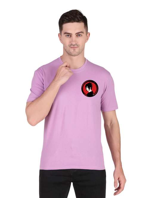 men front & back print round neck t-shirt - 21537747 -  Standard Image - 0